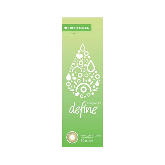 1 Day Acuvue Define Fresh Green - Pack of 30's